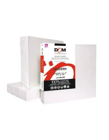 TELA DA PITTURA DOM CLASSIC DORSO 38 MM GRANA MEDIA 20X20 CM CWR 3562020