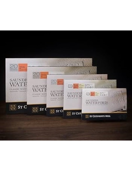 BLOCCO SAUNDERS WATERFORD 41X31 GRANA SATINATA 300 GR 100% COTONE 45930001011E