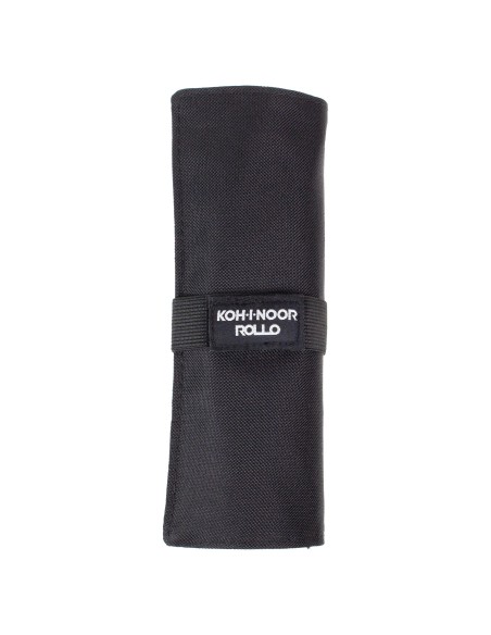 ASTUCCIO ARROTOLABILE 24 SCOMPARTI + BUSTINA CON ZIP NERO KOHINOOR DJTB-24