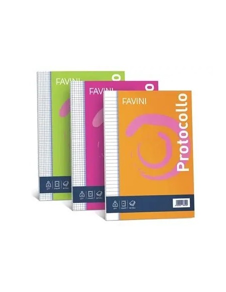 CARTA PROTOCOLLO FAVINI A4 RIGATURA 1R 60 GR 30 FF A545414