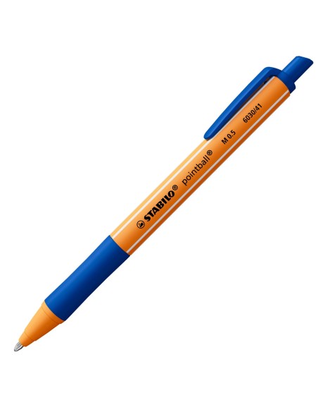 PENNA A SFERA STABILO POINTBALL, PUNTA MEDIA, INCHIOSTRO BLU 6030/41