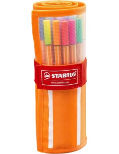 PENNE FINELINER STABILO POINT 88 PUNTA 0,4 MM ROTOLO 30 PZ 8830-2