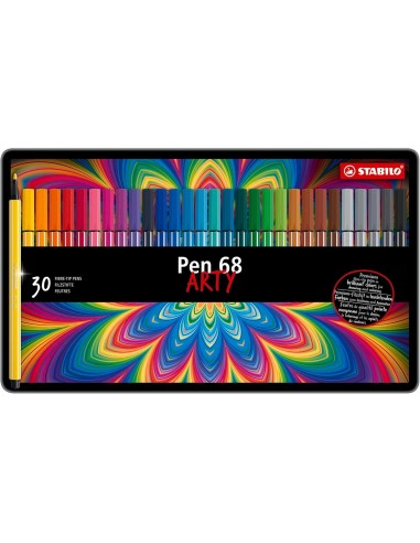 PENNARELLI STABILO PEN 68 1 MM SCATOLA METALLO 30 PZ 6830-6