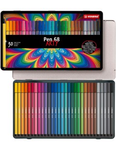 PENNARELLI STABILO PEN 68 1 MM SCATOLA METALLO 30 PZ 6830-6 2