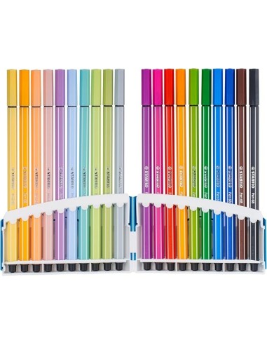 STABILO PENNARELLI PEN 68 1 MM PASTELPARADE 20 PZ BE6820-0311