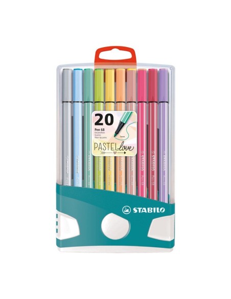 STABILO PENNARELLI PEN 68 1 MM PASTELPARADE 20 PZ BE6820-0311