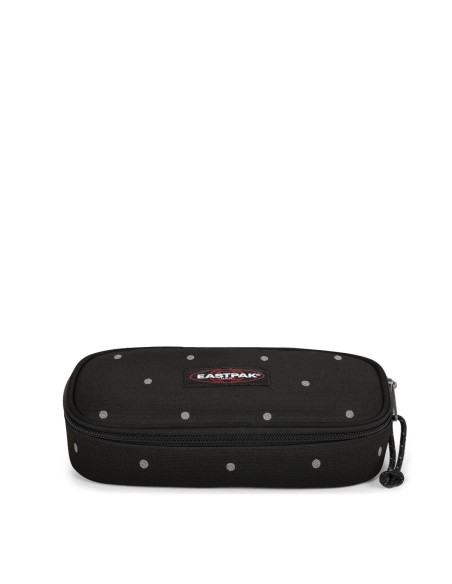 ASTUCCIO OVAL SINGLE DOTS BLACK SILVER EASTPAK EK0007176W31