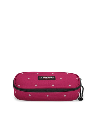 ASTUCCIO OVAL SINGLE DOTS WINE SILVER EASTPAK EK0007176W51