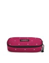 ASTUCCIO OVAL SINGLE DOTS WINE SILVER EASTPAK EK0007176W51