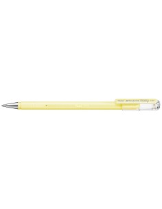 PENNA GEL HYBRID MILKY PENTEL 0,8 MM GIALLO PASTELLO K108-PG