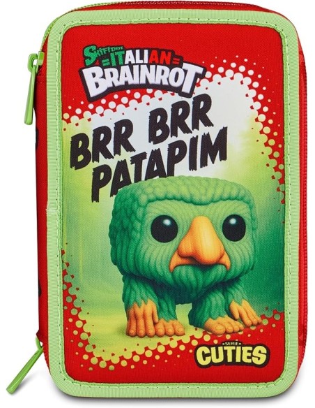ASTUCCIO 3 ZIP SKIFIDOL ITALIAN BRAINROT BRR BRR PATAPIM 30J602604303
