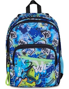 ZAINO DOPPIO SCOMPARTO SJ EVER CLOUDY BLUE 20C202626519