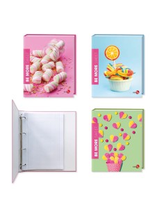 RACCOGLITORE AD ANELLI BM A4 DORSO 3 CM SWEET 0122306