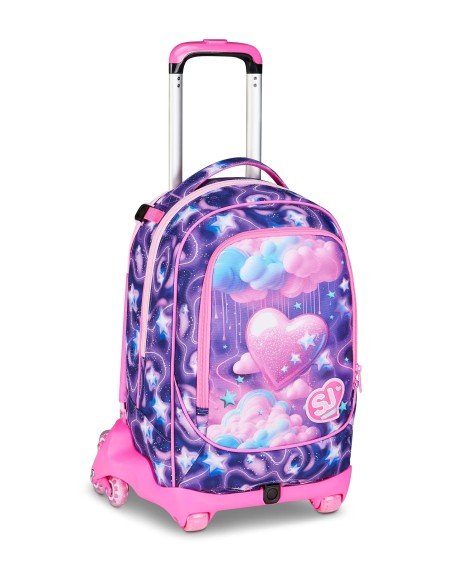 TROLLEY JACK 8 RUOTE SJ GANG FLUFFY PINK GIRL 20C202642379