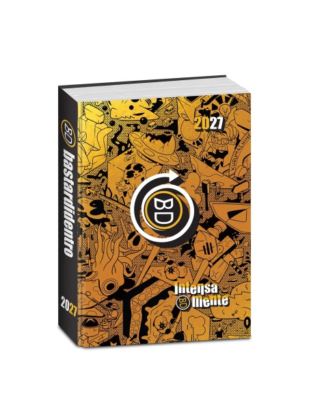 DIARIO DATATO STANDARD 16 MESI GOLD & SILVER BASTARDIDENTRO INTENSAMENTE 2026/2027 508402602-000
