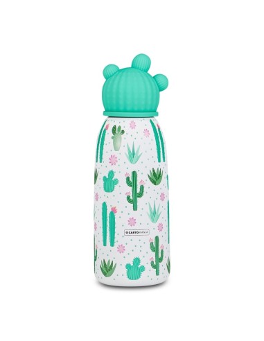 BORRACCIA TERMICA CON TAPPO SAGOMATO CACTUS CHILL & REFILL 500 ML 30D302602-000