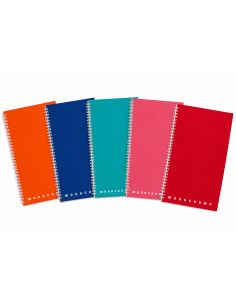 MAXI QUADERNO SPIRALE MONOCROMO SENZA FORI 70 FF BIANCHI A4 1R PIGNA 0215558