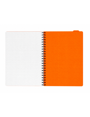 MAXI QUADERNO SPIRALE C/DIVISORI SENZA FORI 200 FF BIANCHI A4 5MM MITAMA 62567