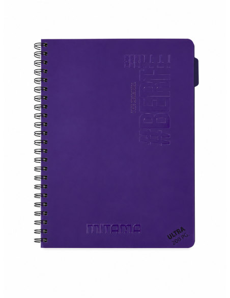MAXI QUADERNO SPIRALE C/DIVISORI SENZA FORI 200 FF BIANCHI A4 1R MITAMA 62566