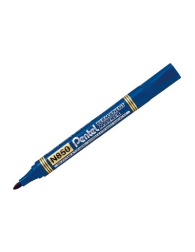 PENTEL MARCATORE PERMANENTE N850 PUNTA CONICA BLU N850-CE