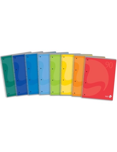 BM BLOCCO SPIRALATO L/L COLOR A4 5MM 60 FOGLI 90 GR 4 FORI 0105347