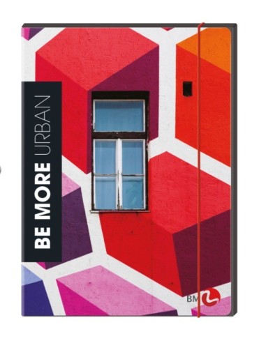 BM CARTELLINA 3 LEMBI C/ELASTICO DORSO 1 CM URBAN 0123296