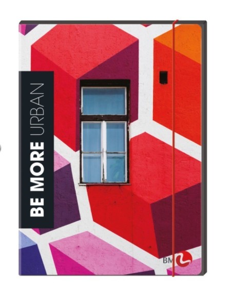 BM CARTELLINA 3 LEMBI C/ELASTICO DORSO 1 CM URBAN 0123296