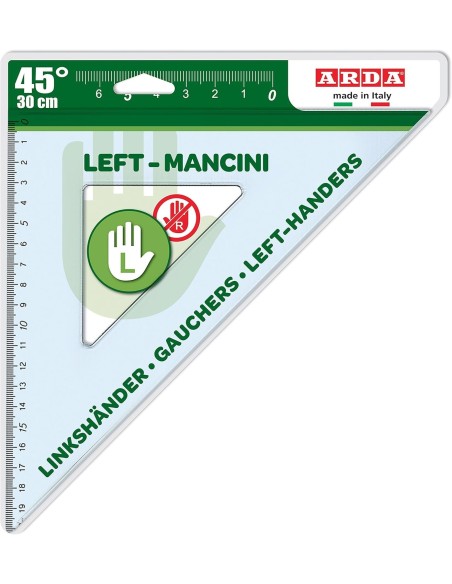 SQUADRA LEFT ARDA PER MANCINI 45° 30 CM 28730MAN
