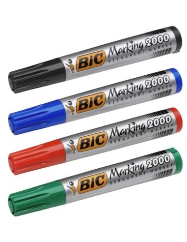 MARCATORE PERMANENTE BIC MARKING 2000 PUNTA TONDA BLU 8209143