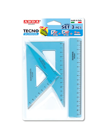 SET DA DISEGNO TECNOSCHOOL 3 PZ ARDA 7063